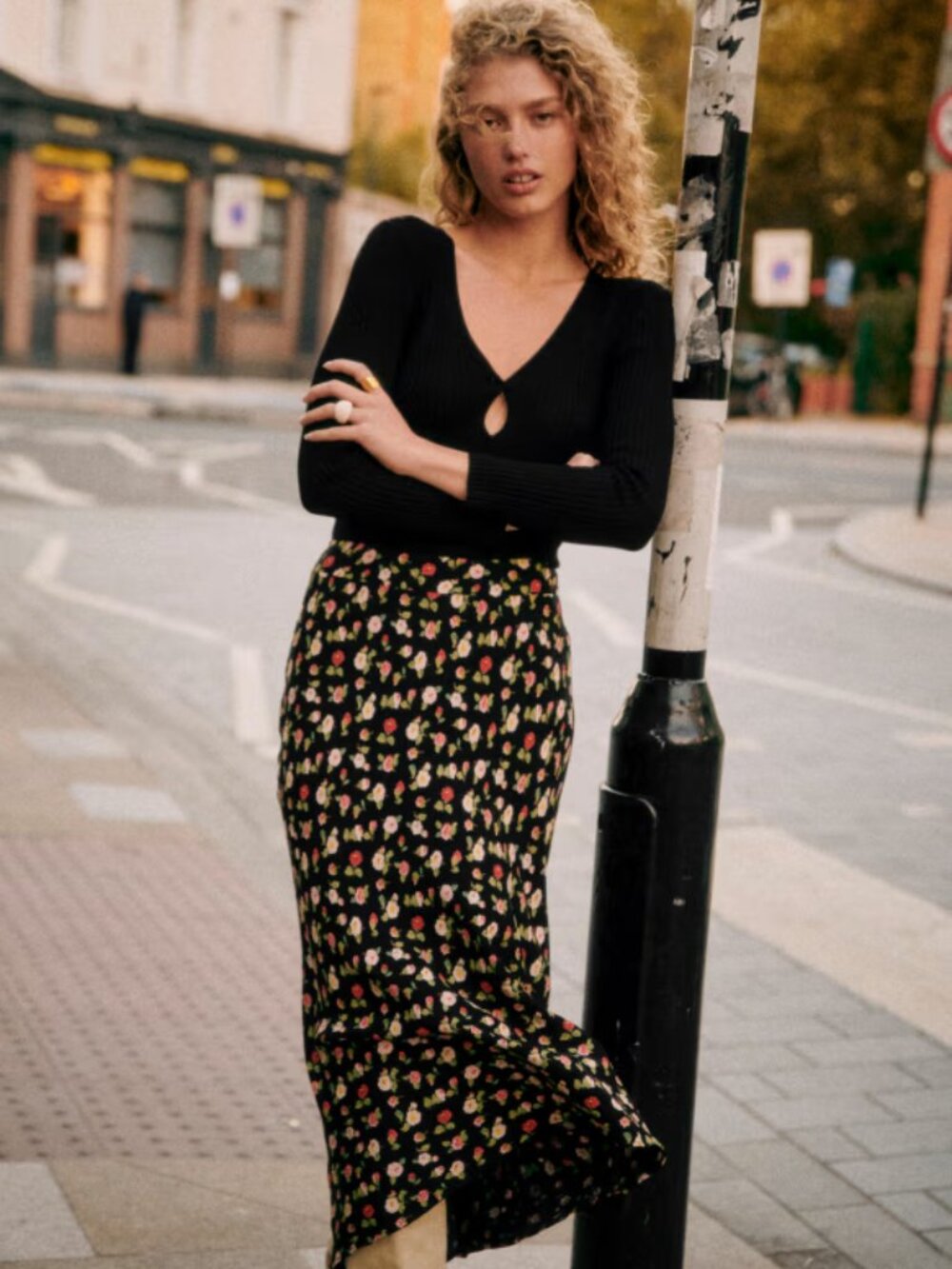 Sezane Sandy skirt NWT
